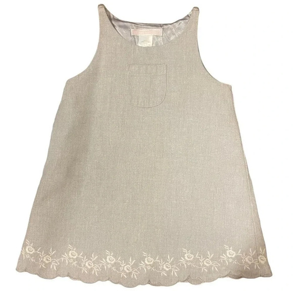 Janie and Jack Other - Janie & Jack Light Gray Denim Dress